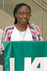 Jacquese Scott, a patient in the UAB Adult Sickle Cell Clinic.